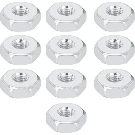 10 pièces couvercle de pignon de barre de guidage 8mm écrous hexagonaux accessoires de remplacement adaptés pour trononneuse Stihl (1/5)