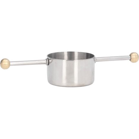 Verre doseur en acier inoxydable, tasse à mesurer double ballon polyvalente pour bar à domicile (1/5)