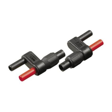 Fluke PM9081 Adaptateur de mesure BNC femelle - Banane mâle 4 mm contact protégé (1/2)