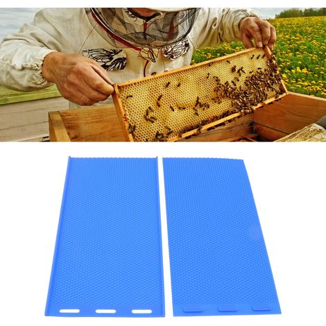 Moldes de silicona para apicultura, 2 piezas, moldes compresibles, máquina de estampado, herramienta profesional para apicultura (1/5)