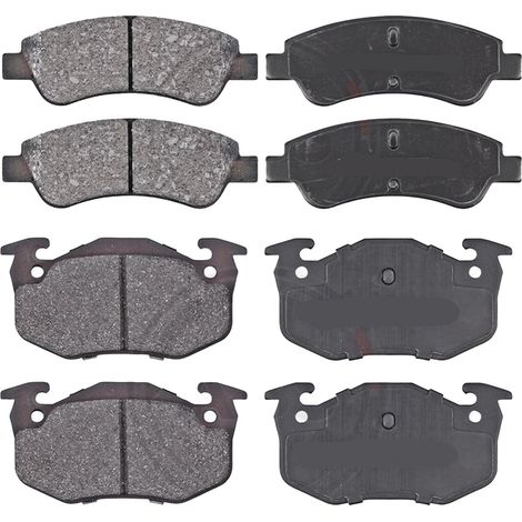 KIT PASTIGLIE FRENO ANTERIORI E POSTERIORI compatibile con PEUGEOT 307 CC (3B) / PASTIGLIE FRENANTI AUTO OEM P 61 068,P 85 020  P 61 080 / SOSTITUZIONE DIRETTA / BASSA POLVERE / SILENZIOSO