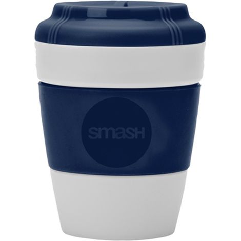 Tazza da viaggio blu antiscivolo da 275 ml