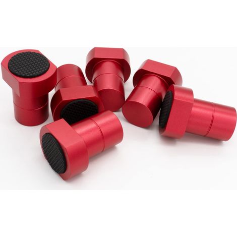 Lot de 6 crochets de banc en alliage d'aluminium - Pince pour chien - Table de travail du bois - Mâchoires de serrage - Établi - Positionnement - Bouchon de rabot - Accessoire (1/5)