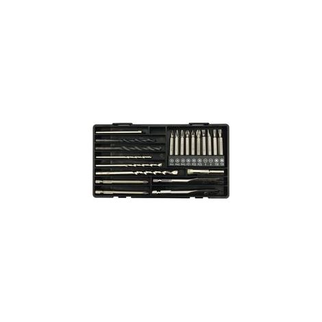 Kit de douilles pour tournevis et perceuses, jeu polyvalent pour meubles, maçonnerie et bois, en acier rapide HSS, avec embouts interchangeables (1/5)