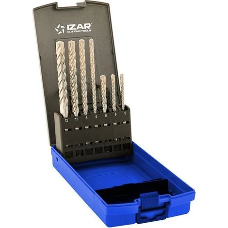 coffret de 7 forets beton SDS+ Izar 4 pointes carbure Zentro4