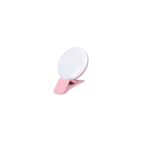 1 anneau de selfie rechargeable par USB, 3 modes de luminosité, accessoire de voyage avec câble USB, éclairage auxiliaire pour améliorer les selfies en faible luminosité, photographie sur smartphone (1/4)