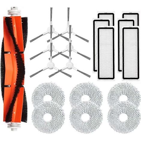 Compatible Xiaomi aspirateur robot S10+ / S10 Plus B105 accessoires brosse principale, brosse latérale (1/5)