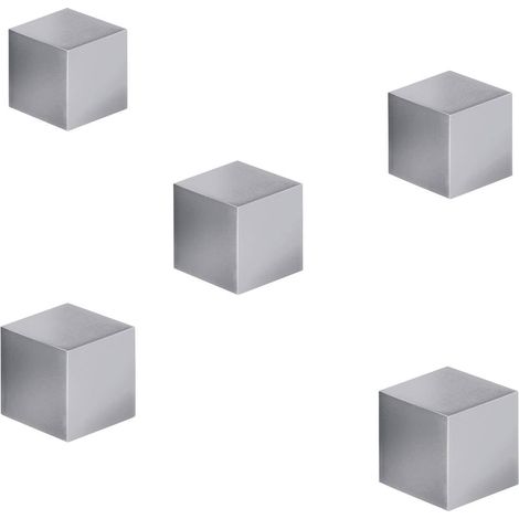 Sigel Aimant C5 "Strong" (L x l x H) 10 x 10 x 10 mm carré argent, gris 5 pc(s) BA728 X992122 (1/3)