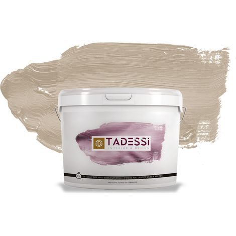 TADESSI Color Vista Wandfarbe Taupe - Kaffeecreme Mocha - Matte Dispersionsfarbe - Innenfarbe für Wand und Decke (1/5)