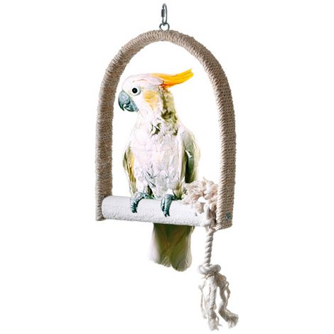 K&F Swing Sisal per gli uccelli L, 21 x 30 x 4 cm