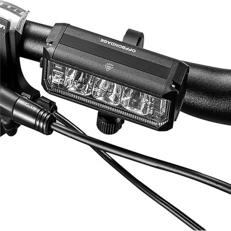 Faros Para Bicicleta - Luz Delantera De Aleación De Aluminio 1000 Lúmenes - Para Uso Nocturno En Carretera Y Montaña - 1 Unidad (1/5)