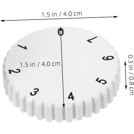 Lot De 3 Boutons De Thermostat De Rechange En Plastique Pour Réfrigérateur Faciles À Installer (1/4)