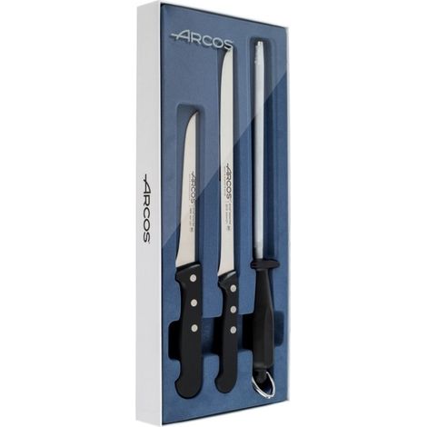 Cuchillo jamonero set univ acero nitrum ne arcos 3 pz