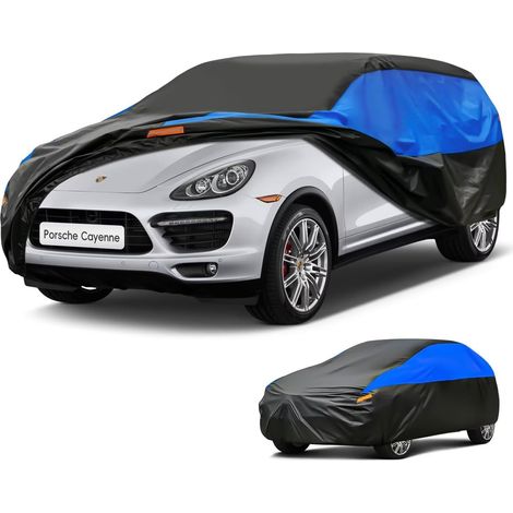Bâche Voiture Exterieur Respirante, Compatible avec Porsche Cayenne(2022-2024), Housse de Protection Voiture Extérieur, Toutes Saisons Peuvent Tout Gérer Contre Pluie Soleil Poussière.,Taille pour Por (1/5)