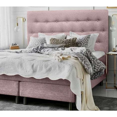Cabecero de cama tapizado antimanchas Paris 18070 rosa