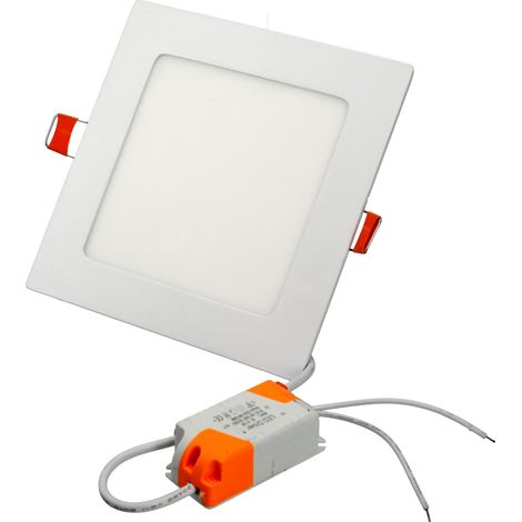 Jandei - Downlight LED 9W 6000K cuadrado empotrar blanco Downlight LED
