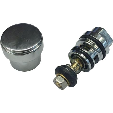 Ricambio deviatore con pomello cromato per rubinetteria Zucchetti R98522