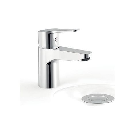 GRIFO MONOMANDO PARA LAVABO CON VÁLVULA DESAGÜE CLICK-CLACK (1/2)
