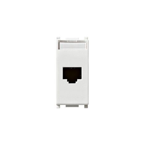 14339.4 Presa Rj45 Netsafe Cat5E Utp 110 Bianco Plana
