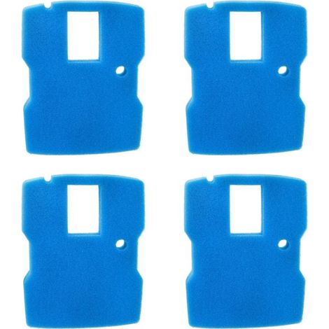 4 Pièces Compatible Bleu Gros Mousse Filtrant pour All Pond Solutions CUF-6000