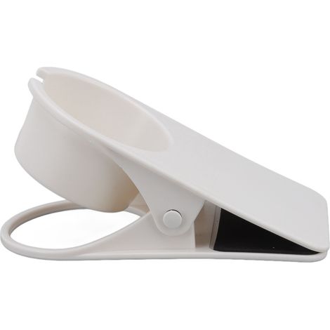Multifunktionaler, hitzebeständiger Tischbecherhalter, stabiler Halt für Wasserbecher, weiß, für Zuhause und Büro (1/5)