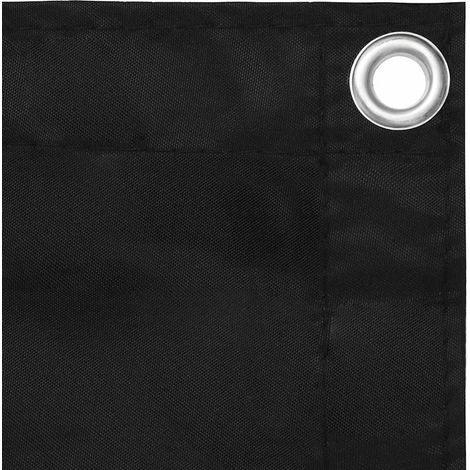 Maison Exclusive - Toldo para balcón de tela oxford negro 75x300 (1/5)