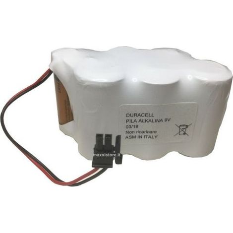 Duracell batteria 9V compatibile sirena Tecsa Horner 131.016 880.143 - DU029