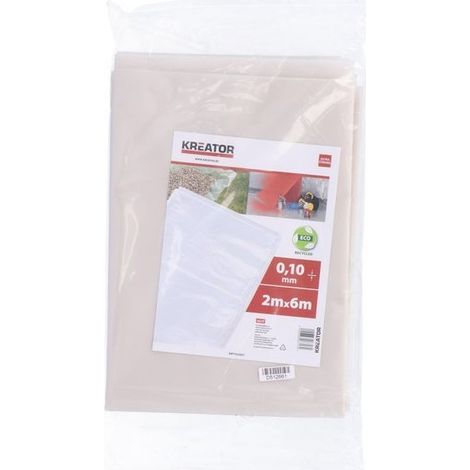 Lona protectora Kreator protective tarp 2x6 m impermeable reutilizable (1/4)