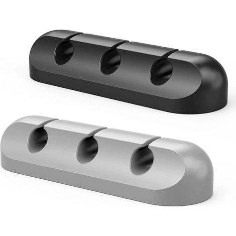 Lot de 2 clips pour câbles - organisateur de câbles, gestion des câbles, pour câbles de 6 mm² (1/5)