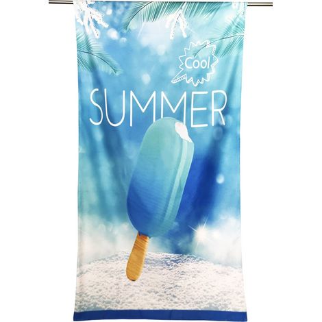 Serviette de plage éponge SUMMER COOL grande taille cm. 90 X 170