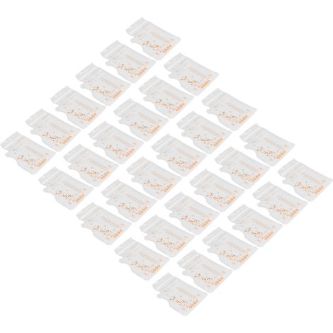 30 sachets de conservation de lait maternel, 250 ml, avec fermeture à double joint, autoportants. (1/5)