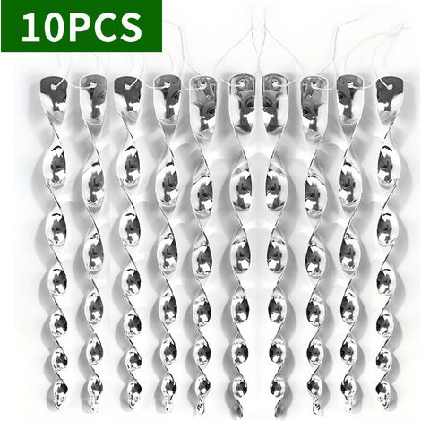Répulsif Oiseaux,10Pcs Effaroucheur Oiseaux,Spirale Réfléchissante,Répulsif Oiseaux Reflechissants Rotatif (1/5)