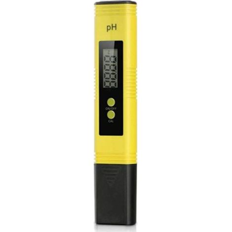 pH-mètre numérique avec écran LCD, conçu pour la vérification régulière de l'acidité des échantillons liquides à usage domestique.-AquaForge (1/5)
