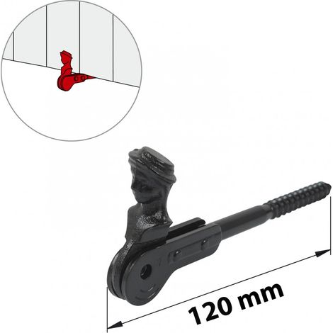 Battuta in acciaio preverniciato, H.60 x L.15 x P.120 mm AFBAT