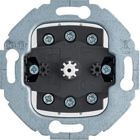 BERKER BOUTON POUSSOIR 2 PÔLES AVEC RÉGLAGE 0 383803 4011334489191 1930/GLAS/R.CLASSIC BOUTON POUSSOIR