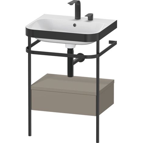 Duravit Happy D.2 Plus c-bonded Set avec console métallique et