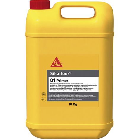 Sika Sikafloor-01 Primer Grundierung, Dispersionsvoranstrich, Voranstrich für Wand und Boden innen, sehr emissionsarm, wasserverdünnbar, 10 kg