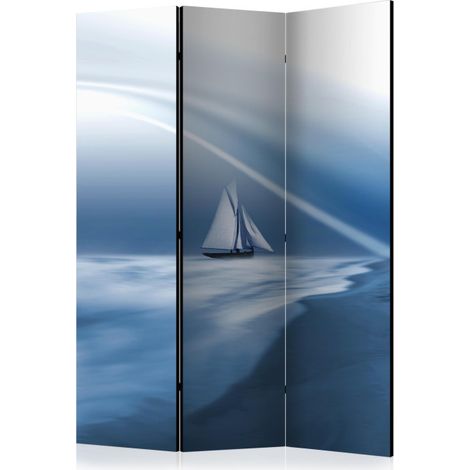 Paravent 3 Volets "Lonely Sail Drifting" 135x172cm (1/2)