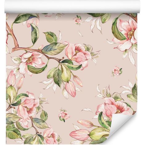 Papier peint Fleurs de Printemps pour Salon et Chambre 50x1000 cm (1/5)