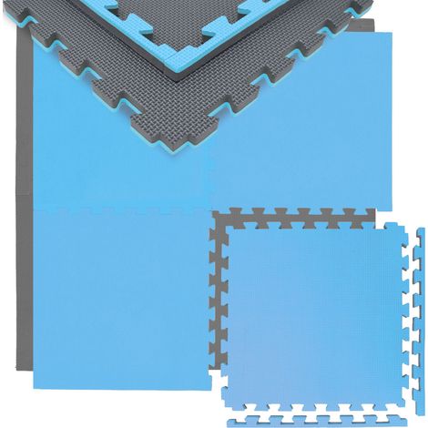 2 cm Tappetino Palestra - 1m² Tappeto Fitness - 4 Tappeti 50x50cm (1/5)