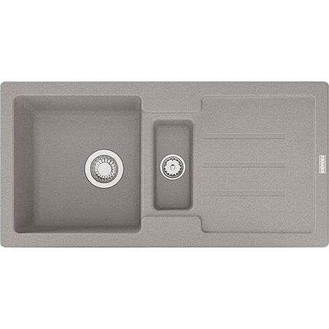 Franke Einbauspüle Strata STG 651-86 Fragranit+, Stopfenventil Steingrau (1/3)