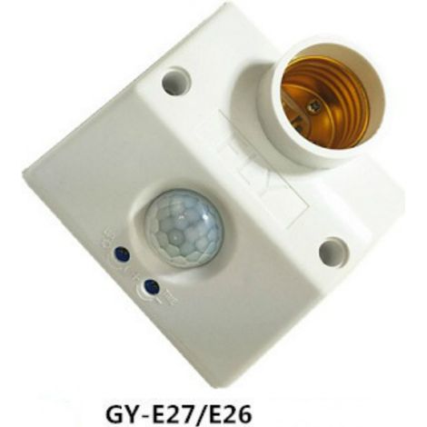 Douille de lampe à détecteur de présence infrarouge E27, modèle 86, montage en surface, pour couloir, interrupteur temporisé intelligent CE (1/5)
