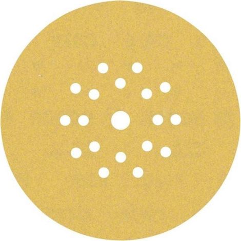 BOSCH ACCESSORIES 2608901677 PAPIER ABRASIF POUR PONCEUSE POUR CLOISON SÈCHE GRAIN 40, 80, 120, 180 (Ø) 225 MM 6 PC(S) (1/5)