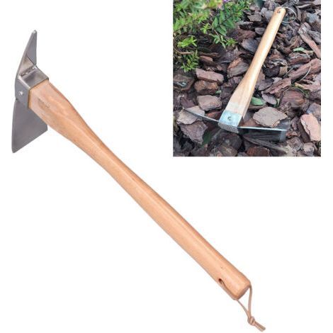 Pelle en Acier Inoxydable et Râteau pour Jardinage Outils de Culture et Entretien Idéaux pour Potager et Fleur (1/2)