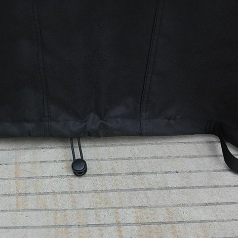 Porta legna da ardere con coperchio, grande capacità, per esterni, con tessuto Oxford 420D impermeabile. (1/4)
