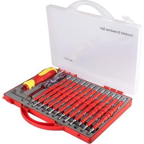 de 26 tournevis électriciens isolés 1000 V avec étui (1/5)