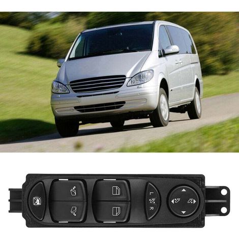 Interrupteur lève-vitre Mercedes  Commande vitre  A6395451313, compatible Viano/Vito W639  Propriétaires Mercedes