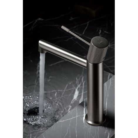 Robinet de lavabo monocommande  Modèle LINE  Couleur Or rose finition brossée en Or rose [IMEX®] (1/5)