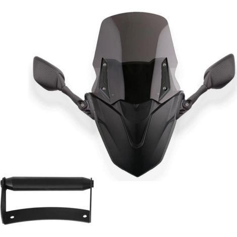 Suitable for modifying the Haojue UHR150 windshield, non-destructive modification, third generation ABS front windshield, custom-made for this vehicle. (1/3)