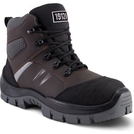 CHAUSSURES DE SECURITE NOIR HOT CUMIN GASTON MILLE BTP CONSTRUCTION S3L AN HI CI FO LG SR - PHMA3 42 (1/2)